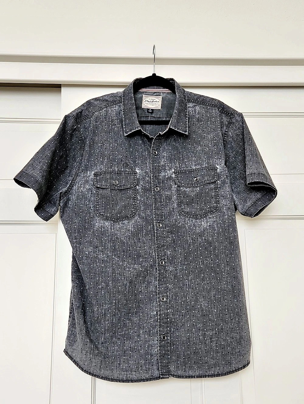Flag & Anthem Men's Patterned Short Sleeve Shirt XL